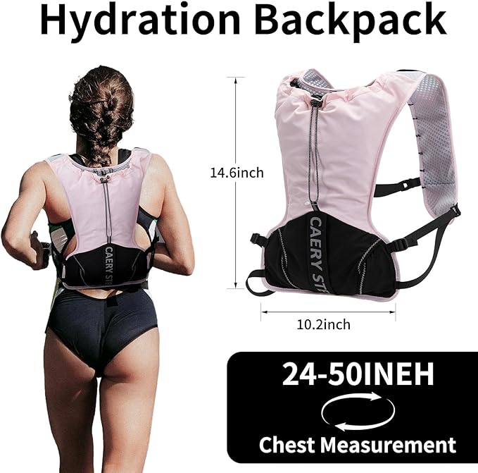 Running Backpack,Rave Water Backpack,Kids Hydration Backpack，Water Vest for Running Women，