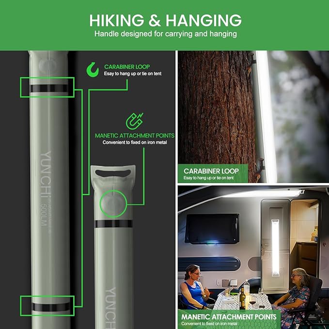 Camping Lights and Lanterns, Collapsible Outdoor LED Camping Lantern Tent Lights with Battery Powered, Portable Battery Lanterns for Power Outages Car RV Hurricane Emergency Kit Hiking Fishing