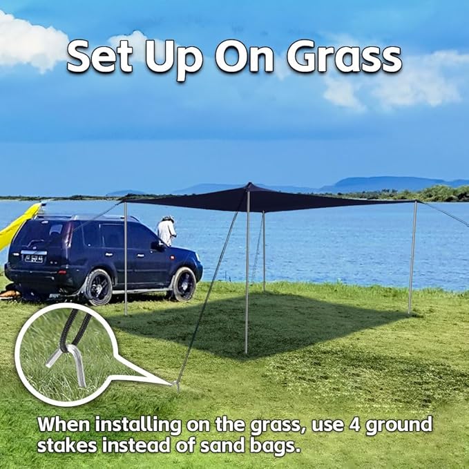 Beach Shade Tent, Portable Easy Pop Up Beach Canopy, UPF50+ Sun Protection Shelter, Windproof & Water Resistant, Perfect for Family