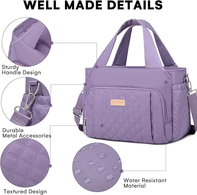 Artelaris Lunch Bag for Women, Insulated Lunch Box for Work,Large Leakproof Cooler lunch bag,Women's Lunch Tote Bag