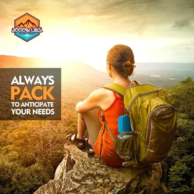 ZOOOBELIVES Ultralight Sleeping Pad with Pillow– Inflatable Camping Mat for Backpacking, Traveling and Hiking, Compact and Portable Multiple Color Options