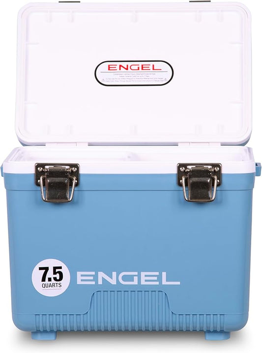 Engel UC7 7.5qt Leak-Proof, Air Tight, Drybox Cooler and Small Hard Shell Lunchbox for Men and Women
