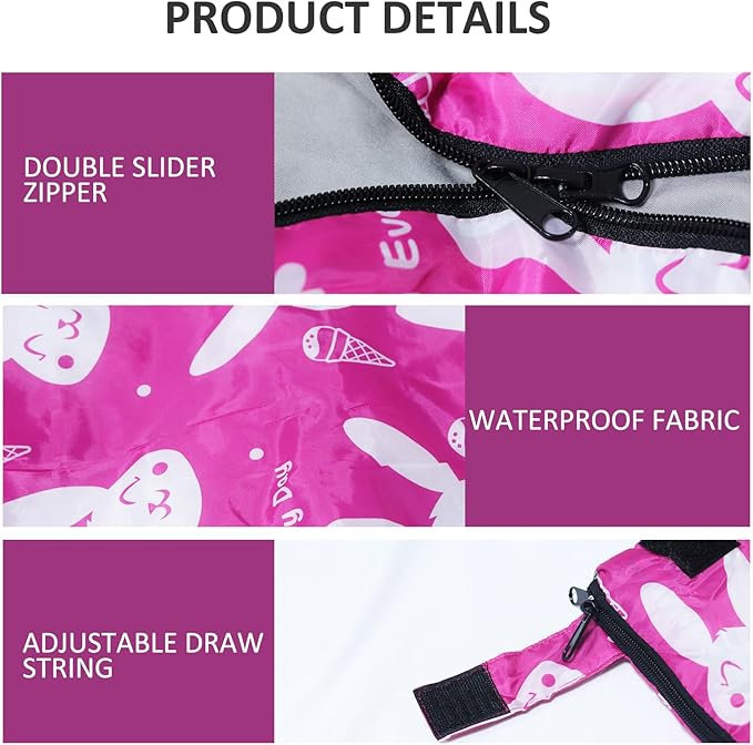 Camping Sleeping Bag for Adults Boys and Girls,Cold and Warm Weather-Summer, Spring, Fall, Lightweight, Waterproof Compact Bag for Camping Gear Equipment, Traveling, and Outdoors