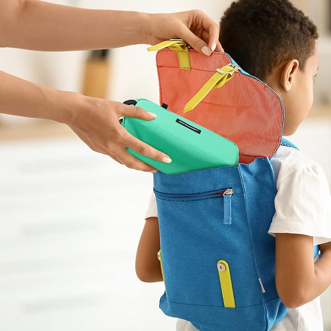 CERBONNY Small Cooler Bag Freezable Lunch for Work School Travel,Leak-proof Bag,Small Insulated For Kids/Adults,Freezer Bags,Freezable Snack Bag,Mini Fit Yogurt green-bv1