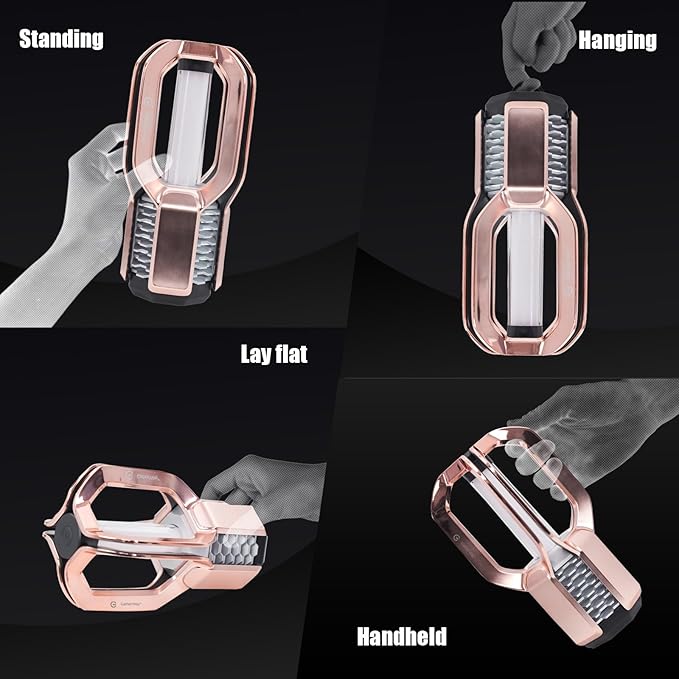 Rechargeable LED Camping Lantern - Free-Grip Design,4 Modes,IP65 Waterproof,3000K Warm Glow, Lightweight Portable Outdoor Light,Emergency Tent Light for Hiking,Backpacking & Home Use