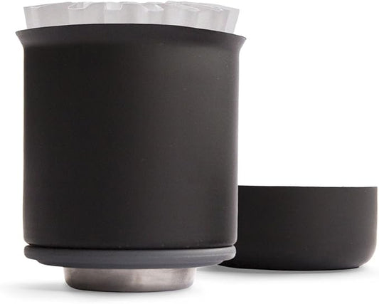 Fellow Stagg Pour-Over Coffee Dripper 20 oz [XF], For Brewing a 20 oz cup of Coffee, Stainless Steel Double Wall Vacuum Insulated, Non-Clogging, Fast Drip, Portable Coffee Maker + 20 Filters