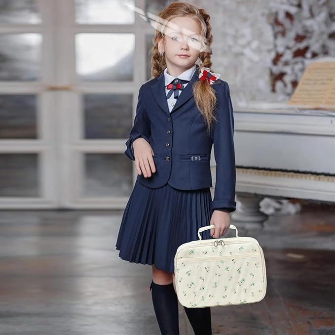 CAMTOP Lunch Box Kids Insulated Lunch Bag Small Cooler Thermal Meal Thermal lunchbox for Girls Boys School Picnics