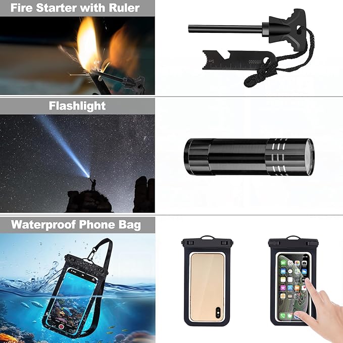 Boat Emergency Kit 2-in-1 Waterproof First Aid Kit