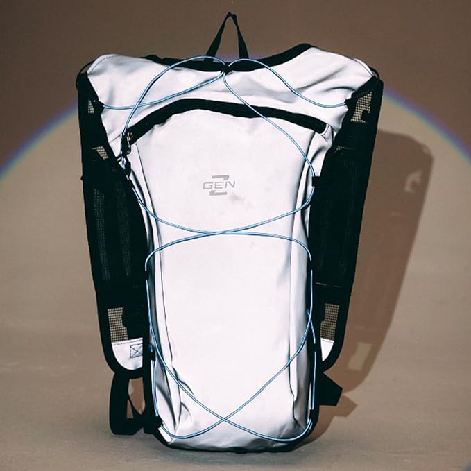 RAVERUNNER® Rave Hydropack - 2L Water Backpack for Raves, Festivals, Hiking, Running - Festival Hydration Pack for Hydration Backpack Rave