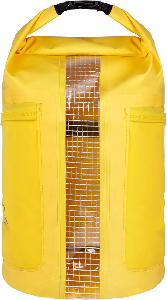 Waterproof Floating Dry Bag for Men Women - 25L Waterproof Backpack with Side Pockets - Roll Top Sack Keeps Gear Dry for Kayaking, Rafting, Boating, Swimming, Camping, Beach, Fishing