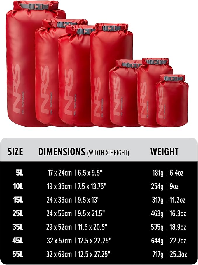 NRS Tuff Sack Dry Bag - Waterproof Storage Bag