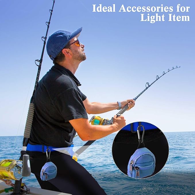 500 Pcs 2" Spring Snap Hooks Bulk Small Aluminum Alloy Clip Keychain Spring Snap Hook for Hanging Camping Hiking Traveling Fishing Outdoor