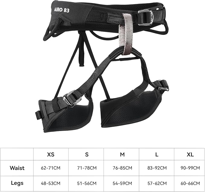 KAILAS B3 Rock Climbing Harness Men Adjustable Roofing Harness Indoor Climbing Rappelling Harness Women Protect Durable