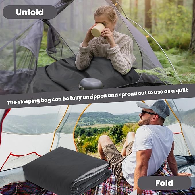 WILDROOTS Outdoor Camping Sleeping Bags for Hiking, Hunting, Travel