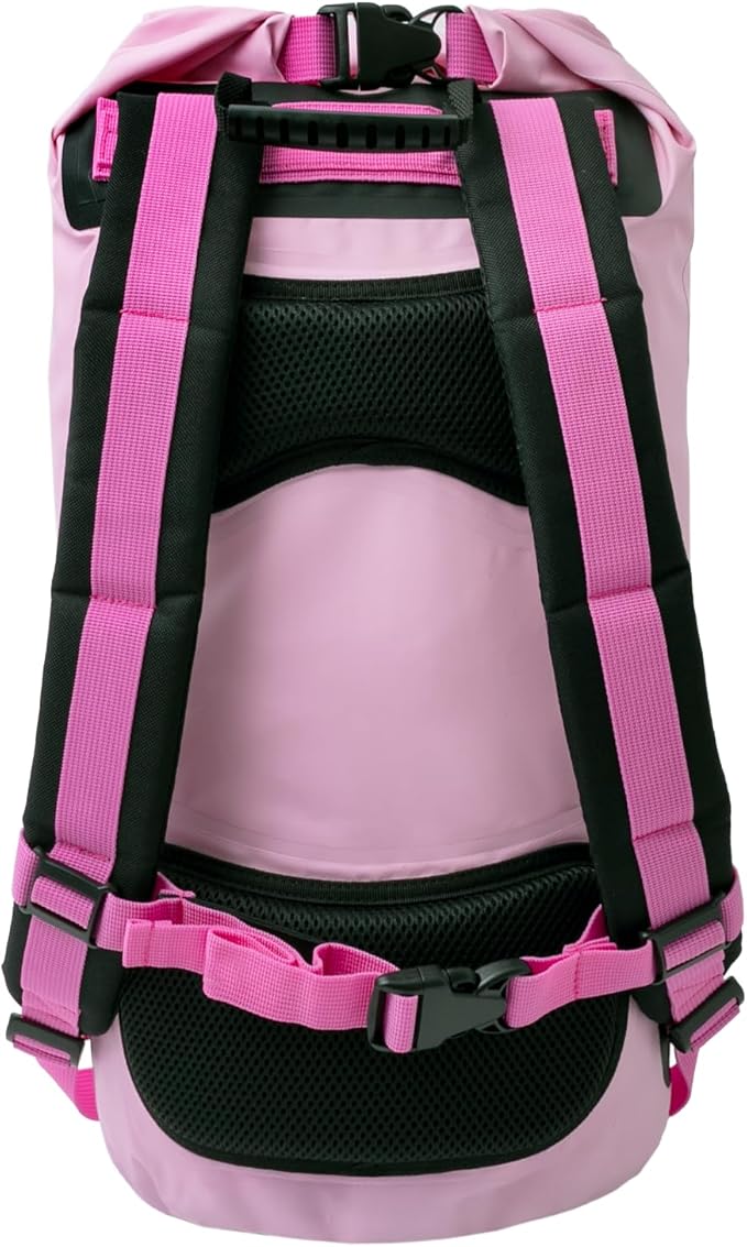 geckobrands Hydroner 20L Waterproof Dry Bag Backpack – Lightweight Roll-Top Bag with Clear Phone Pouch for Outdoor Activities