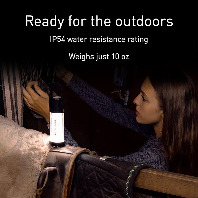 Ledlenser, ML6 Camping Lantern, LED with Micro Prism Technology, 750 Lumens, USB Rechargeable, Backpacking, Hiking, Camping