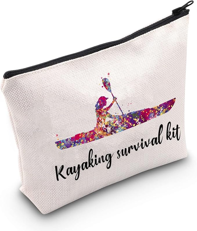 POFULL River and Lake Kayak Lover Gift Kayaking Survival Kit Gift For Kayaker (Kayaking survival kit bag)