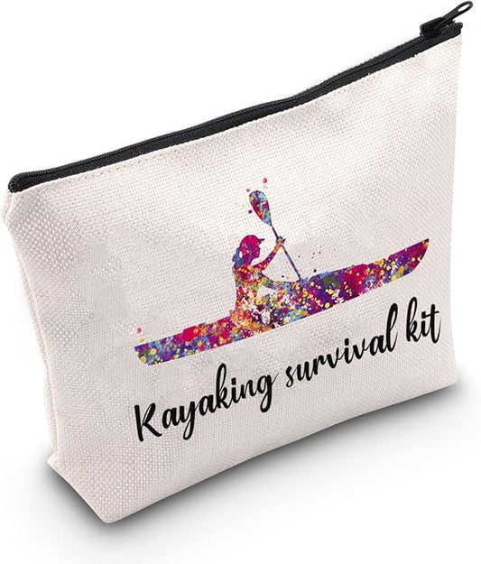 POFULL River and Lake Kayak Lover Gift Kayaking Survival Kit Gift For Kayaker (Kayaking survival kit bag)