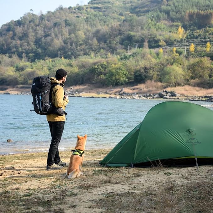 Naturehike Cloud Up Free Standing 2 Person Backpacking Tent Ultralight Nylon Double Layer Camping Tents for Two Person