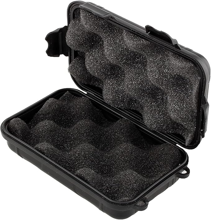 QqmoraStorage Case , Portable Sealed Case Impact Wear Shockproof Box GoodPerformance Save Dry for Camping Fishing