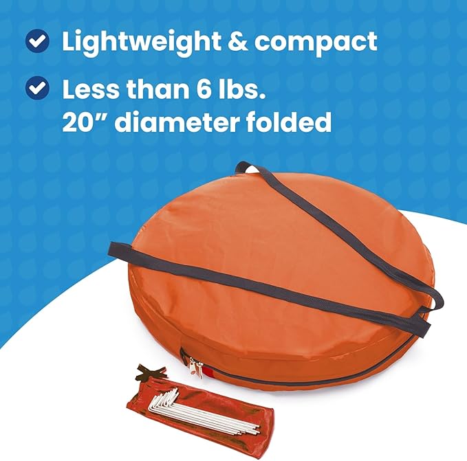 WeatherPod® The Original Shark Tank MyPod™ Mesh 1-2 Person Pop-Up Screen Pod - Keeps Out Bugs, Mosquitos, and Harmful UV Rays - UPF 50 for Maximum Protection from The Sun