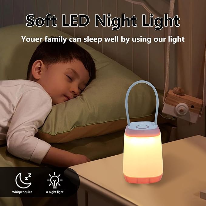 6 Pack LED Camping Light, 3 Modes Battery Powered Night Light for Indoor and Outdoor Emergency Light, Tent Lantern, Camping, Gifts (Includes 18 AAA Batteries)