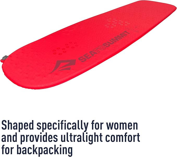 Sea to Summit Ultralight Self-Inflating Foam Sleeping Pad for Backpacking and Camping, Women's Large (72 x 23 x 1 inches)