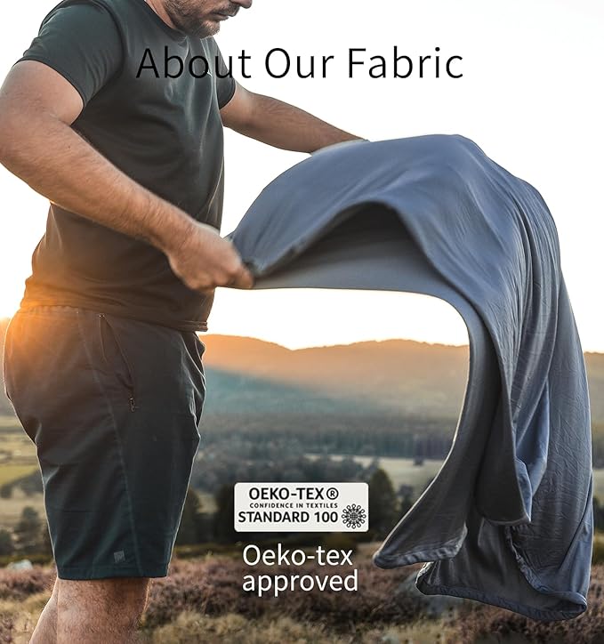 Compact Sleeping Bag 68°F-50°F 1.6lbs, Combinable Lightweight Portable Packable sleep sacks for Adults for Backpacking, Camping, Hiking, Travel, Family, with Stuff Sack, 3 seasons, Velvet lined