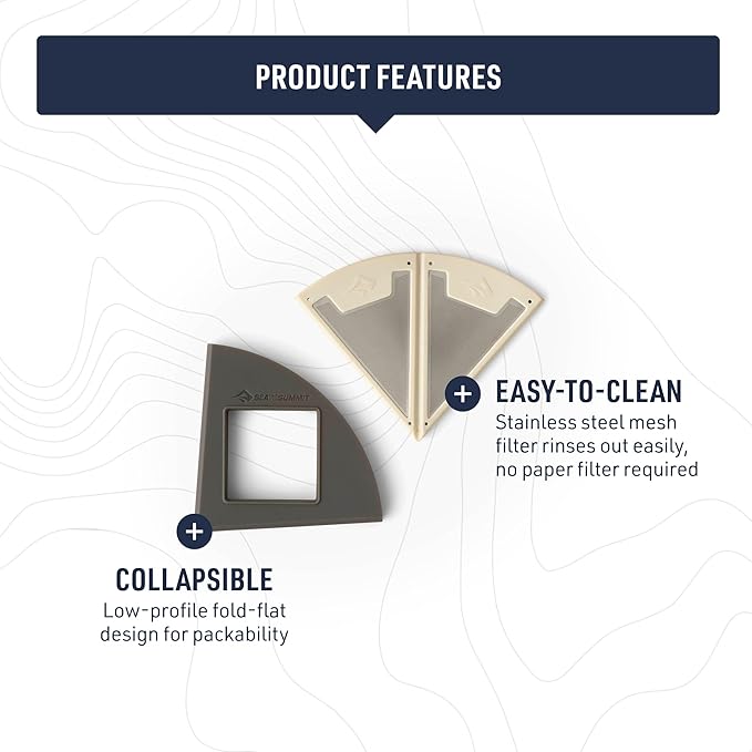 Sea to Summit Frontier UL Collapsible Pour Over Camping Coffee Brewer