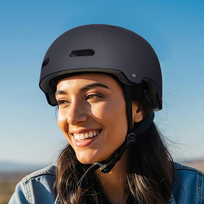 Skateboard Bike Helmet for Adults Women Men Youth Kids (2-3-5-8-14+ Years Boys Girls) - Lightweight Multi-Sport Adjustable Helmets for Bicycle Skateboard Scooter Skate Cycling