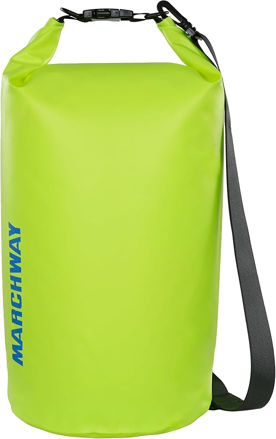 MARCHWAY Floating Waterproof Dry Bag Backpack 5L/10L/20L/30L/40L, Roll Top Sack Keeps Gear Dry for Kayaking, Rafting, Boating, Swimming, Camping, Hiking, Beach, Fishing