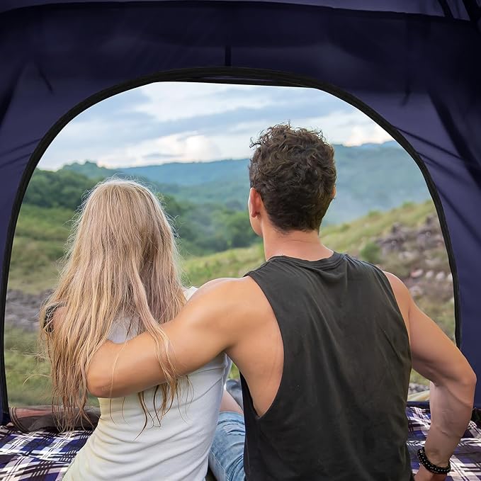 Forceatt Tent for 1-2 Person PU3000mm Water Resistance Camping Tent Lightweight Tent with Vestibule Suitable for Camping Hiking Scout Easy Setup