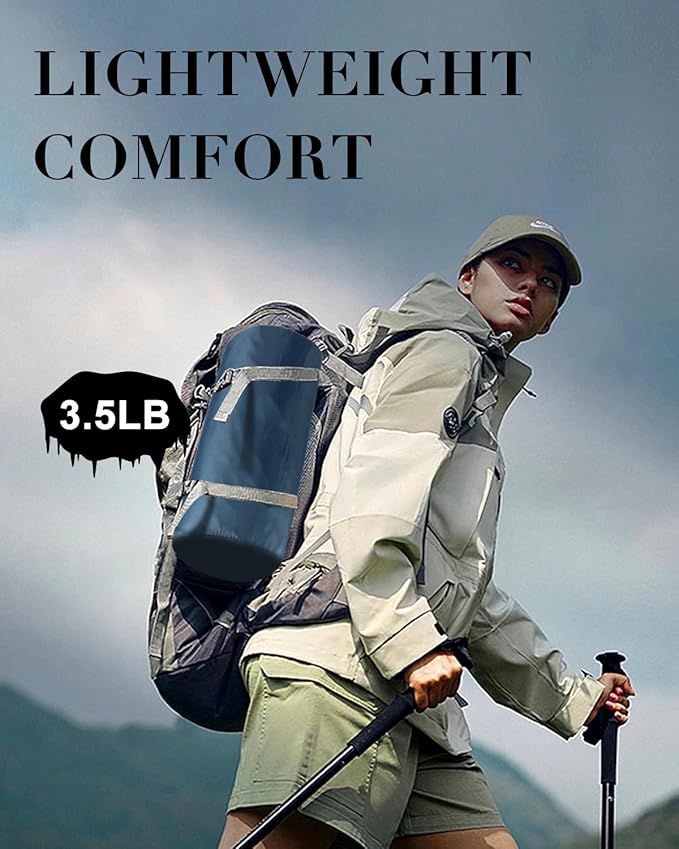 Camping Sleeping Pad, Inflatable Air Mat 5" Thick with Pillow, Built-in Foot Pump, Waterproof Layer for Pool Float, Beach, Hiking, Traveling, Tent (Blue Gray)