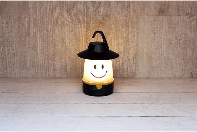 SMiLE Soft LED Night Lantern - Black - Hanging Lamp, Battery-Operated