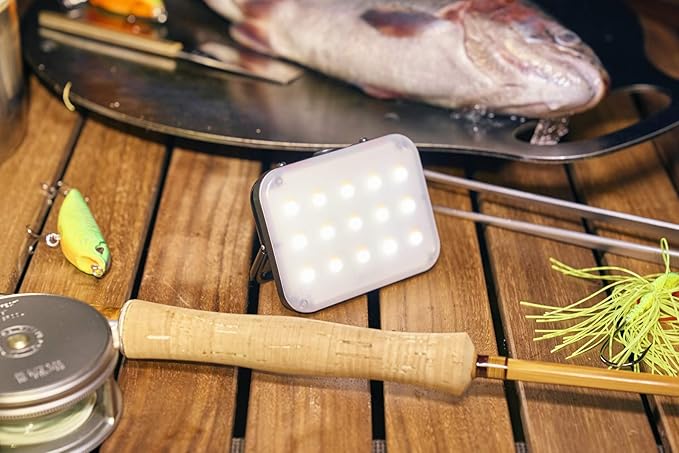 CLAYMORE Ultra Mini (Dark Gray) - Outdoor Rechargeable LED Light for Camping, Tent, Backpacking, Emergency and Industrial Use. Waterproof, Portable Lantern with USB-C, Up to 24 Hours Battery Life.