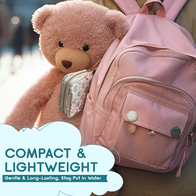 EVERLIT Mini Rescue Pack | 105 Medical Essentials Organized in Portable Storage Bag | Pocket Size Kids First Aid Kit with D Ring | Small Family-Friendly Travel Medical Kit (Original)