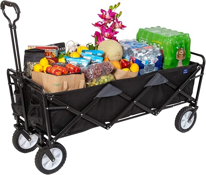MacSports WTCX-100 Mac Sports Extended Wagon Bag & Storage, Long, Black