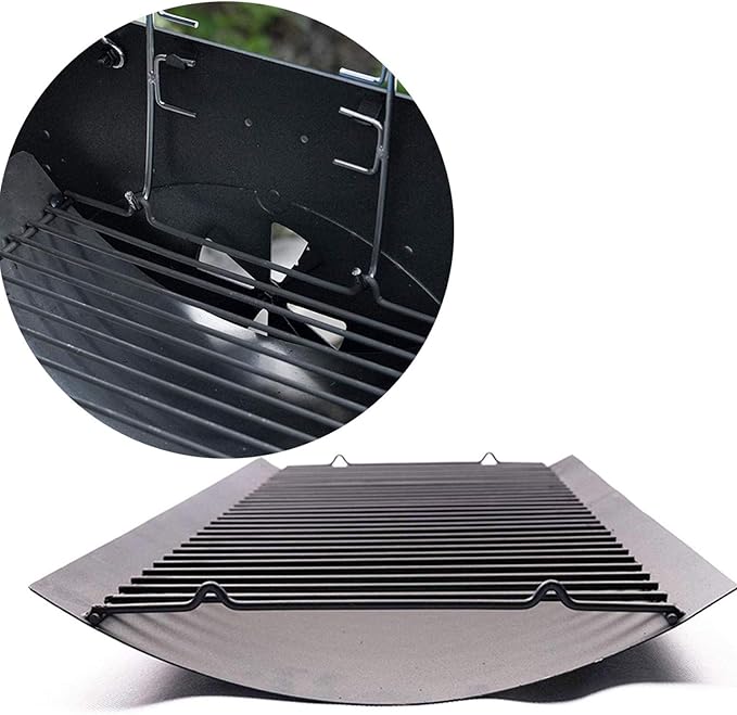 DcYourHome 27 inch Ash Pan for Chargriller 1224, 1324, 1321, 1329, 2121, 2222, 2727, 2828, 2929, E1224 200048 Charcoal Grill Tray, Charbroil 17302056 Ash Pan Replacement Parts Char Griller Fire Grate