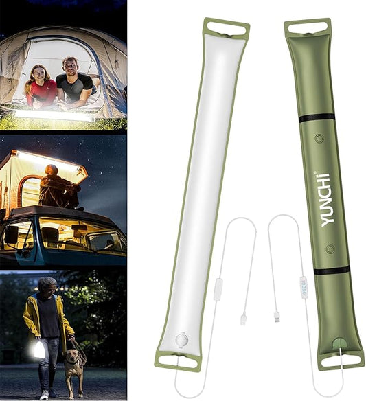 Camping Lights and Lanterns, Collapsible Outdoor LED Camping Lantern Tent Lights with Battery Powered, Portable Battery Lanterns for Power Outages Car RV Hurricane Emergency Kit Hiking Fishing