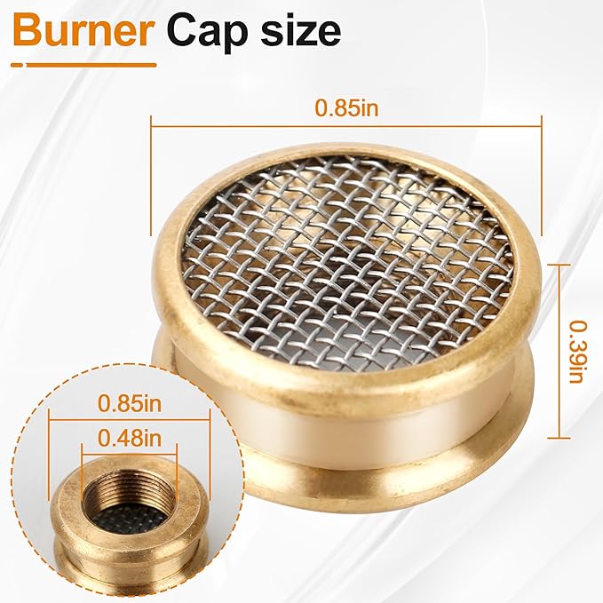 Burner Cap and Screen for Coleman Lanterns Replacement Parts,2423231 Camping Lantern Accessories Compatible with Coleman Lantern 242/200