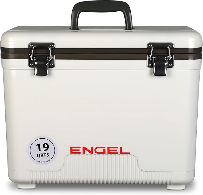 Engel 19qt Leak-Proof, Air Tight, Drybox Cooler and Small Hard Shell Lunchbox for Men and Women