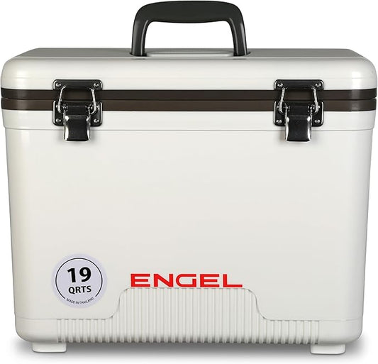Engel 19qt Leak-Proof, Air Tight, Drybox Cooler and Small Hard Shell Lunchbox for Men and Women