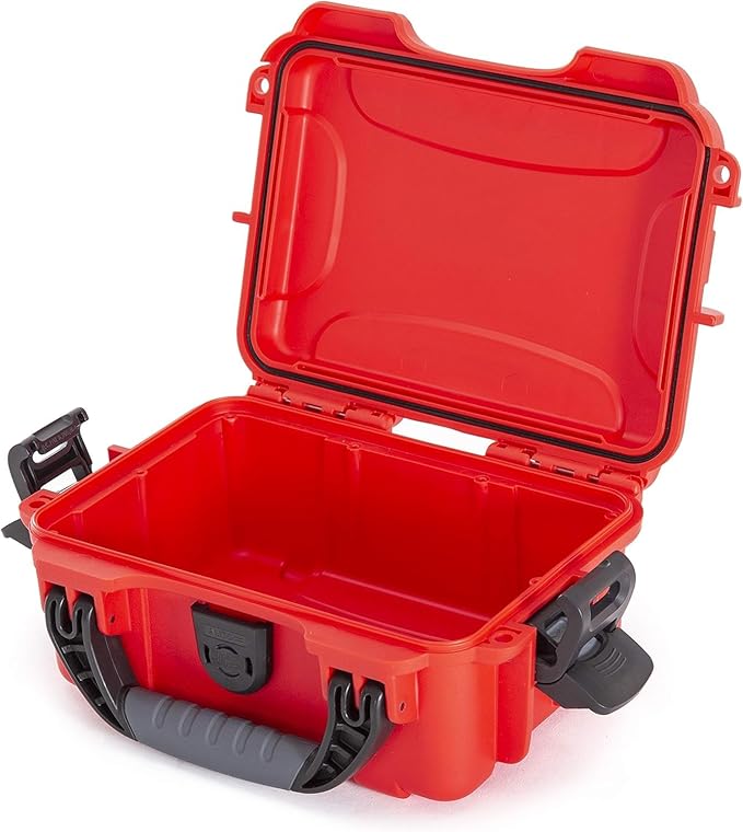 NANUK 903 Waterproof First Aid Box Empty – Durable, Medical First Aid Organizer Case, IP67-Rated, Dustproof, Impact-Resistant, and Floats (7.4" x 4.9" x 3.1") – Red