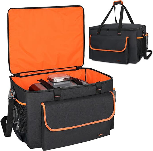 Woodfire Grill Carry Bag Compatible with Ninja OG701 OG751 Grill Smoker, Woodfire Grill Carry Case Compatible with Ninja Woodfire Grill Accessories,Bag Only (Black)