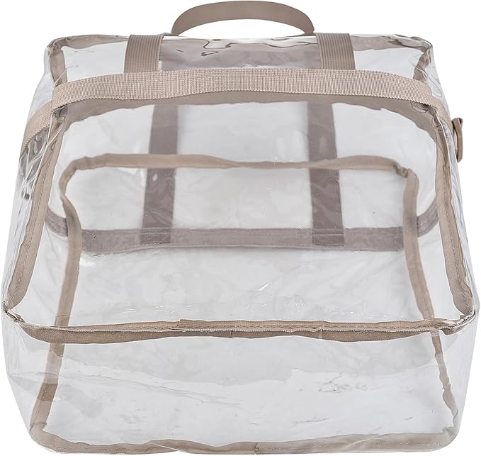 USPECLARE Clear Tote Stadium Approved, Security Travel & Gym Clear Bag for Work Sports Games Concerts