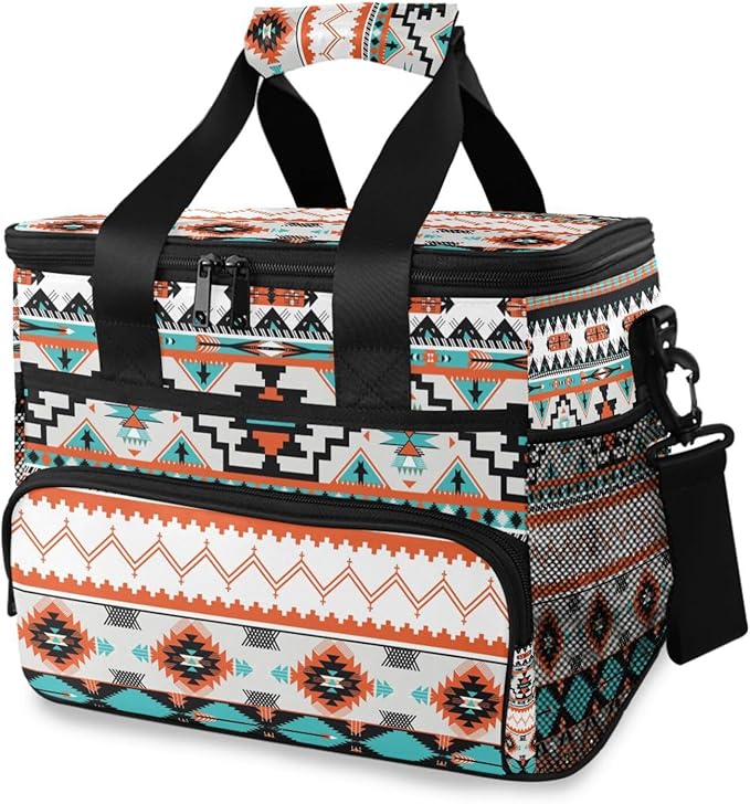 Cooler Bag Insulated Picnic Bag Large Lunch Box Reusable Tote Bag Soft Sided Portable Beach Cooler Grocery Camping