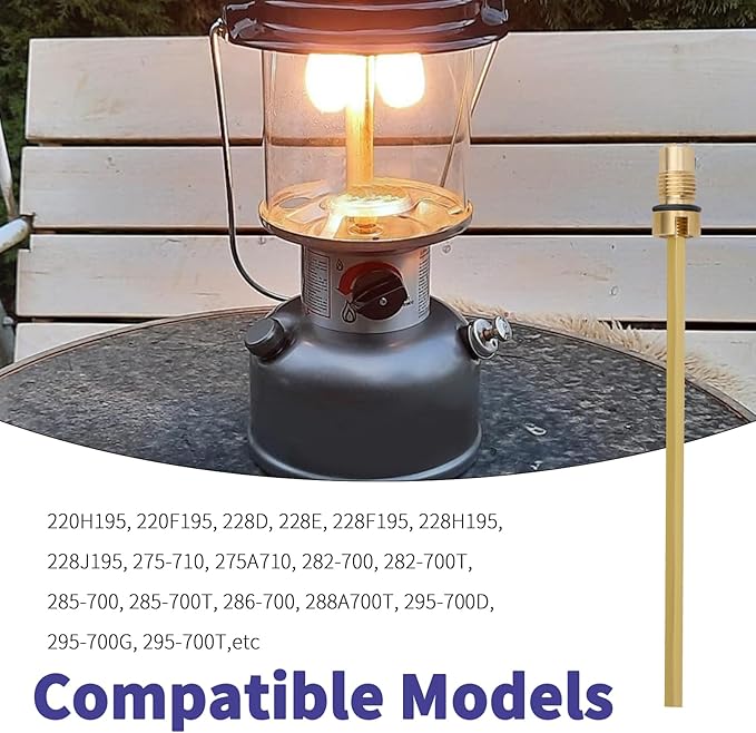 Compatible Check Valve for Coleman Lantern & Stove Parts – Replacement Valve for Fuel & Gas Lanterns, Stoves – Fits Models 295, 285, 200A195, 228D,288,639,530 & More ﻿