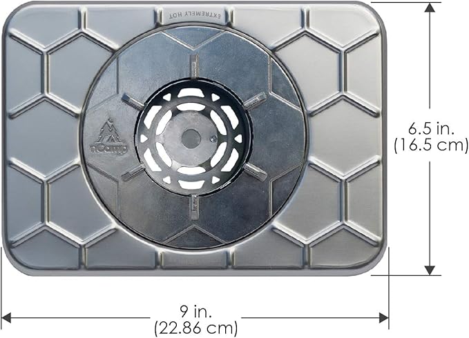 nCamp - Multi-Fuel Portable Camping Stove, Portable Gas Stove, Portable Wood Stove, Single Burner Propane Stove, Lightweight w/Collapsible Combustion Chamber (Stove Only). Mini-Stove, Compact Stove
