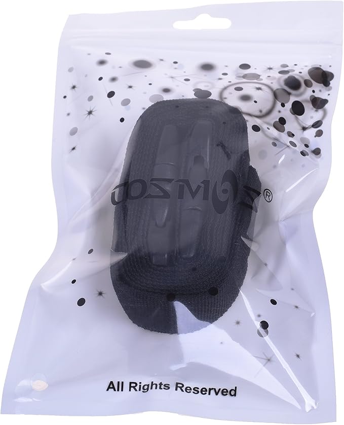 Cosmos Pack of 2 Black Color Mattress Backpack Sleeping Bag Straps for Outdoor Activities