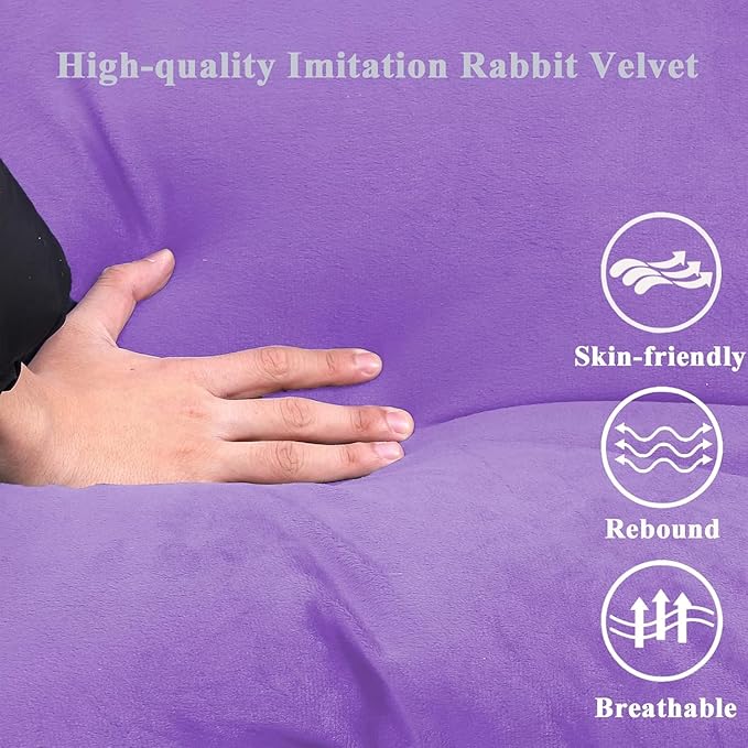 Gehannah Thick Camping Sleeping Pad, Soft Comfortable Microfiber Camping Cot Pads for Adults, Lightweight Foldable Sleeping mats for Traveling Hiking Backpacking Traveling